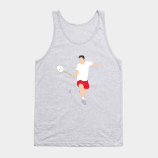 eat sleep badminton repeat Tank Top